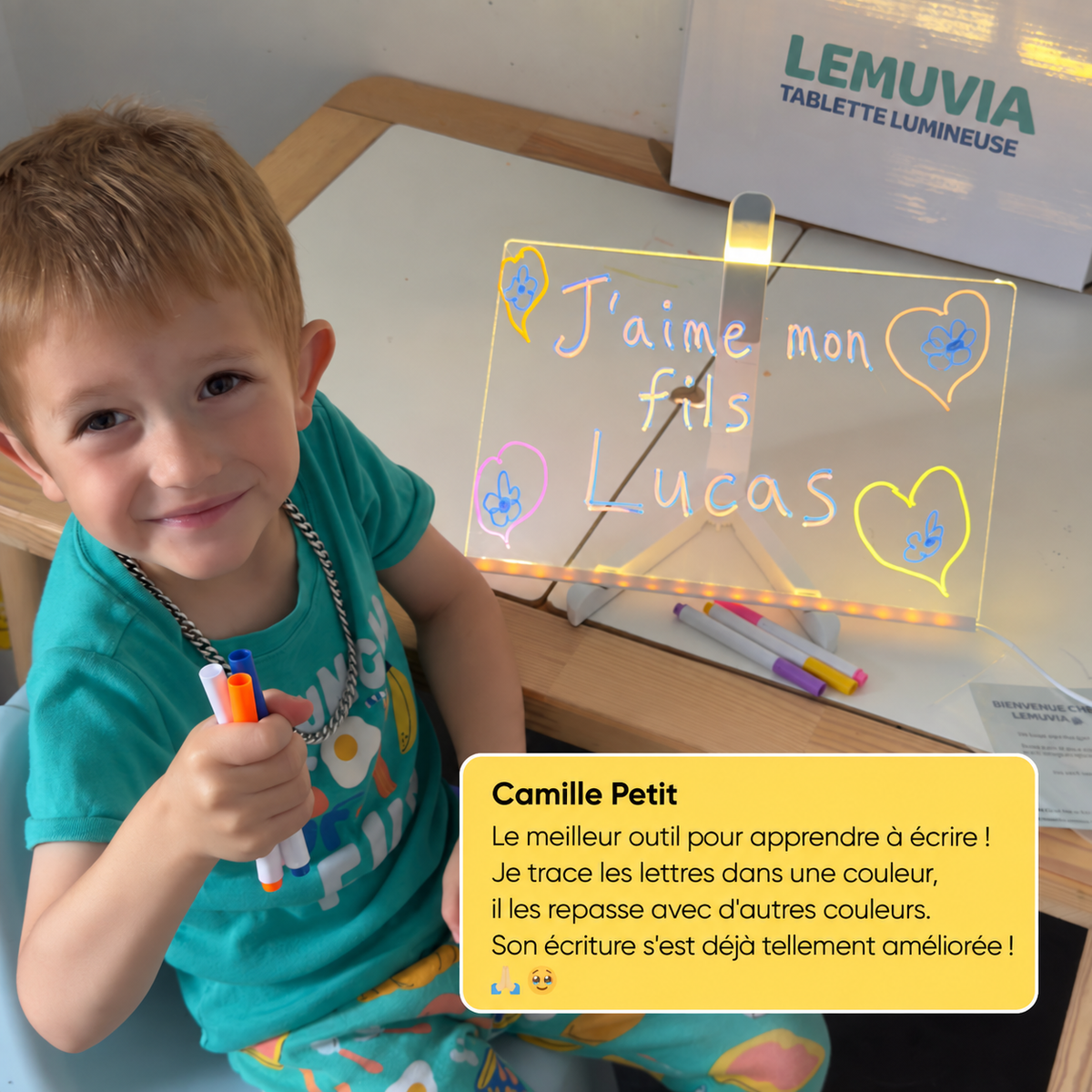Tablette lumineuse Lemuvia