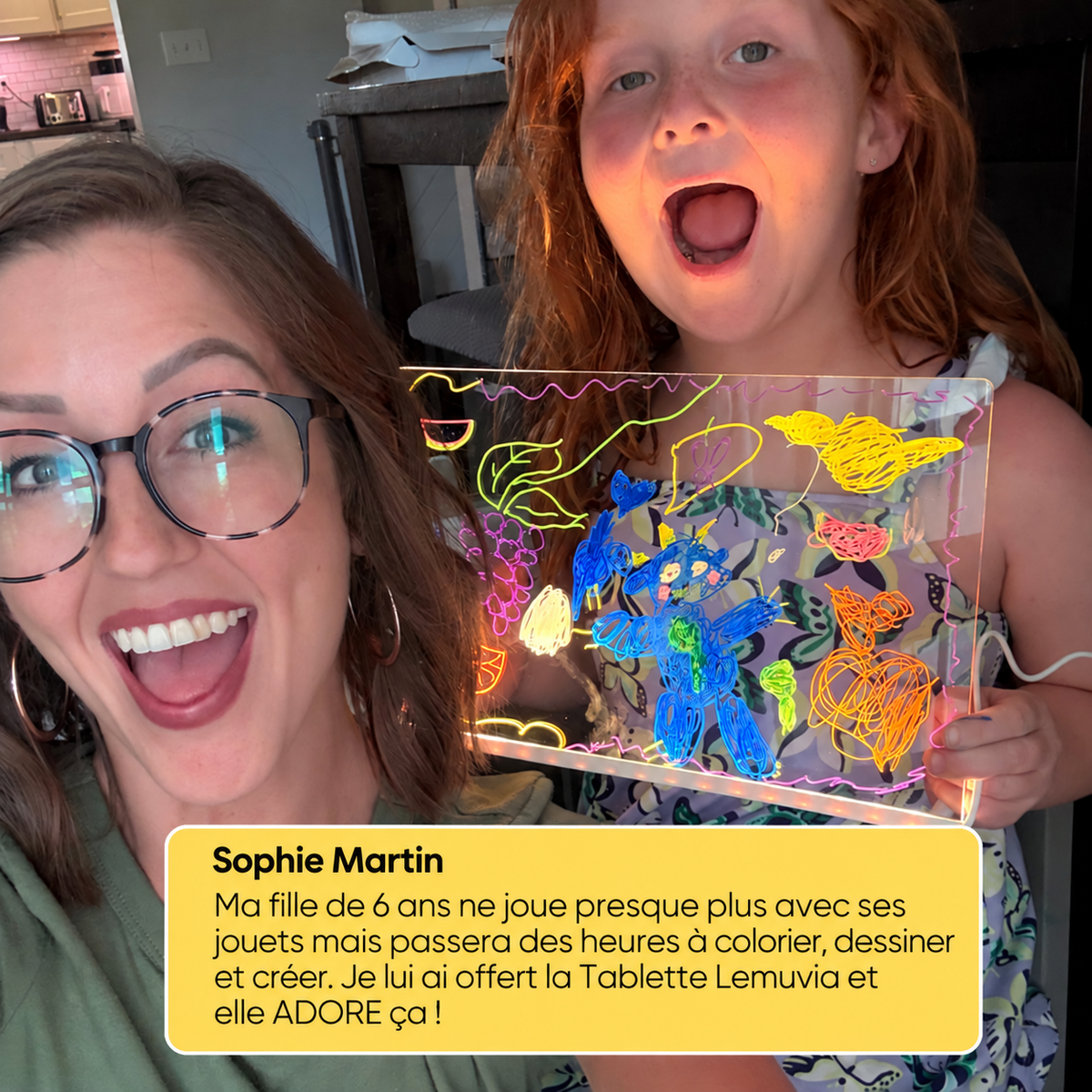 Tablette lumineuse Lemuvia
